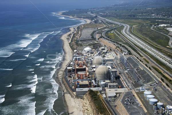 Usina nuclear Califórnia costa EUA Foto stock © iofoto