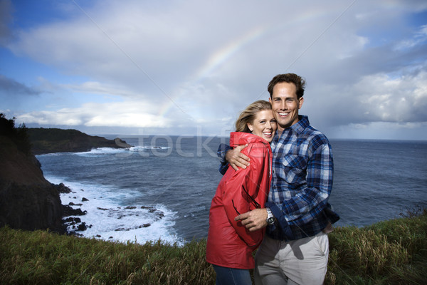 Happy smiling couple. Stock photo © iofoto