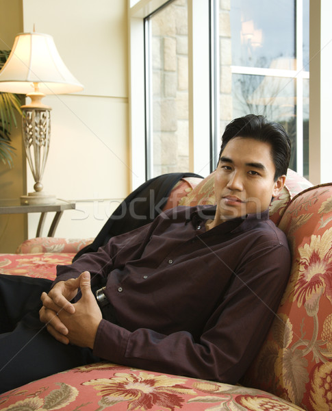 Businessman in hotel. Stock photo © iofoto