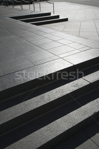 Granit Schritte Innenstadt atlanta Georgia städtischen Stock foto © iofoto