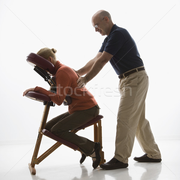 Mann Frau männlich Stock foto © iofoto