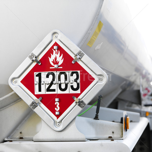 Brennbaren Kraftstoff Zeichen LKW Farbe Transport Stock foto © iofoto