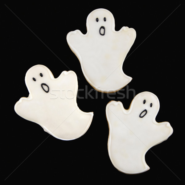 Stock photo: Ghost sugar cookies.