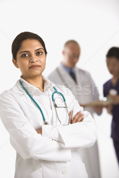 Doctor and medical staff. Stock photo © iofoto