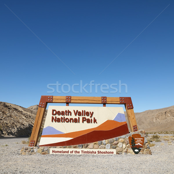 Death Valley entrance. Stock photo © iofoto
