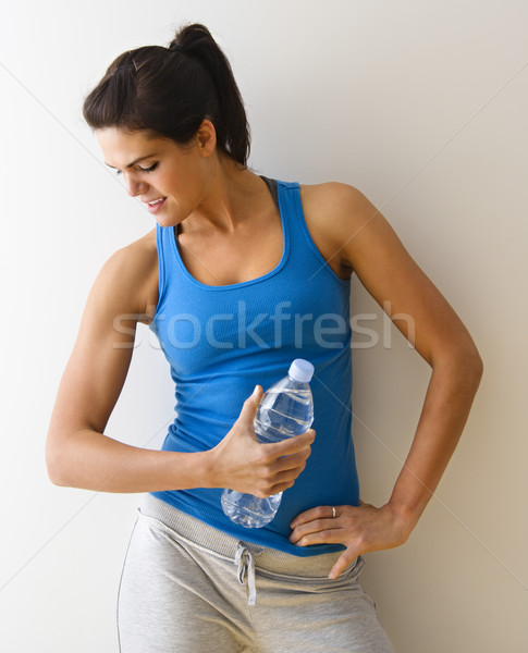 女子 肌肉 肖像 健身 臂 商業照片 © iofoto
