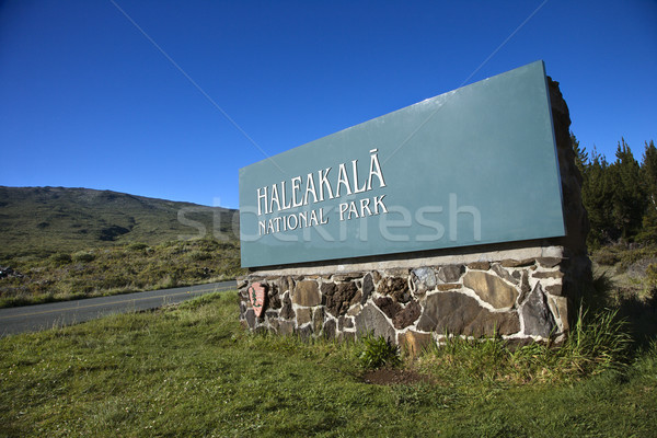 Haleakala National Park entrance, Maui, Hawaii. Stock photo © iofoto