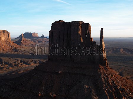 Dolinie piaskowiec charakter kolor poziomy sceniczny Zdjęcia stock © iofoto