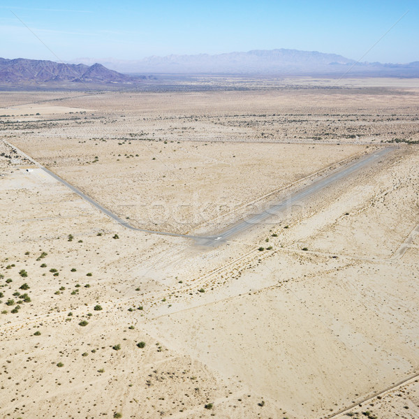 Foto d'archivio: Atterraggio · deserto · remote · California · panorama