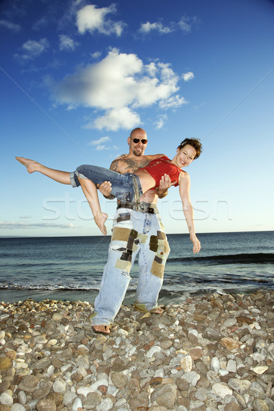 Man holding woman. Stock photo © iofoto