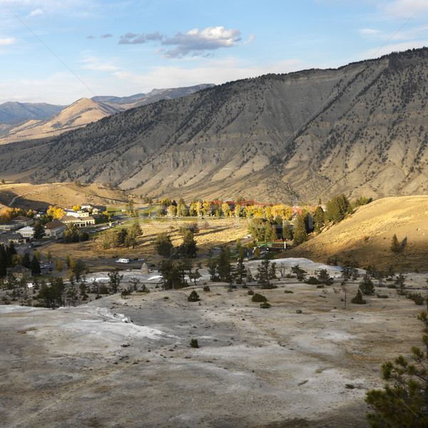 Parque Wyoming paisagem vale montanhas natureza Foto stock © iofoto