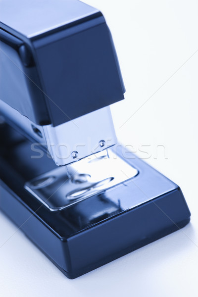Agrafeuse bleu blanche affaires métal [[stock_photo]] © iofoto
