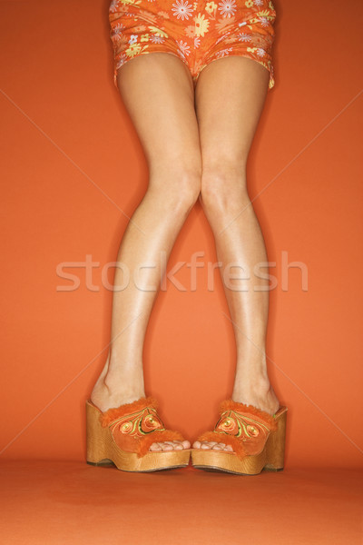 Woman's legs and feet. Stock photo © iofoto