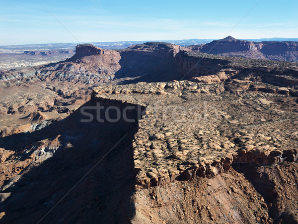 Utah Luftbild rock Farbe Freien niemand Stock foto © iofoto