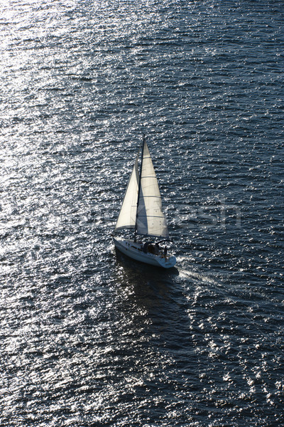 Boat sailing. Stock photo © iofoto