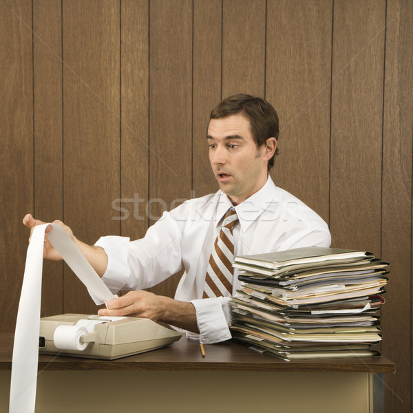 Man doing office work. Stock photo © iofoto