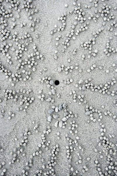 Stockfoto: Stenen · gat · zand · klein