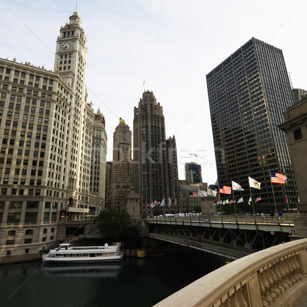 Chicago River,  Illinois. Stock photo © iofoto