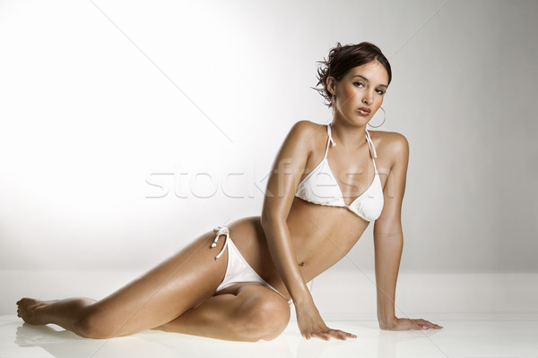 Woman in bathing suit. Stock photo © iofoto