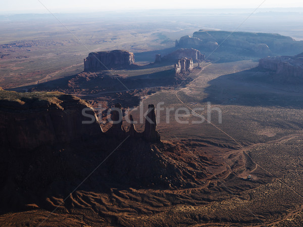Aerial of Monument Valley. Stock photo © iofoto