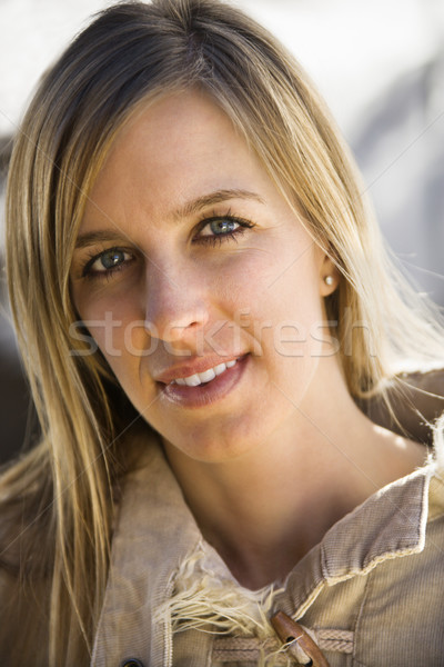 Anziehend weiblichen schauen Stock foto © iofoto