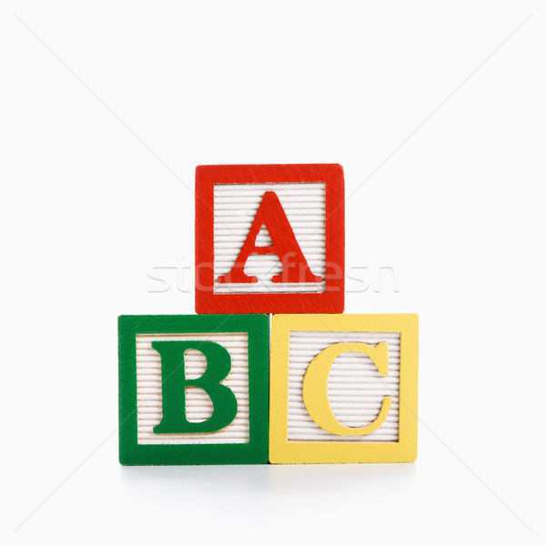 Alphabet blocks. Stock photo © iofoto