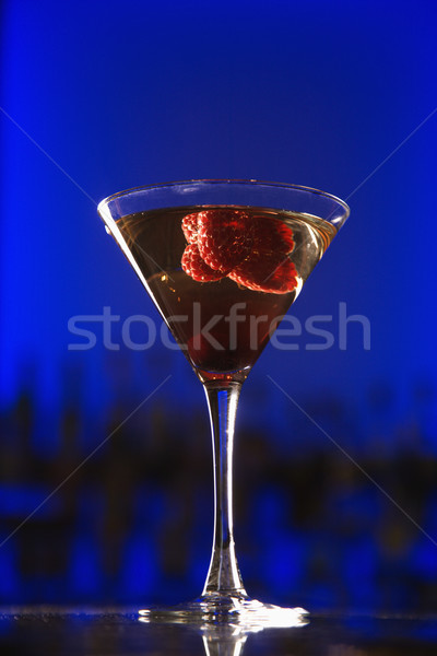 Martini mista bere ancora vita cocktail lampone Foto d'archivio © iofoto