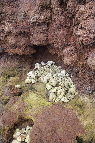 Rocky cliff wall in Maui, Hawaii. Stock photo © iofoto