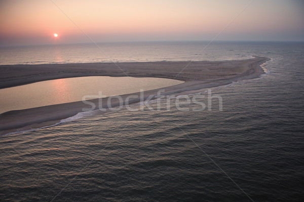 Coastal sandbar. Stock photo © iofoto