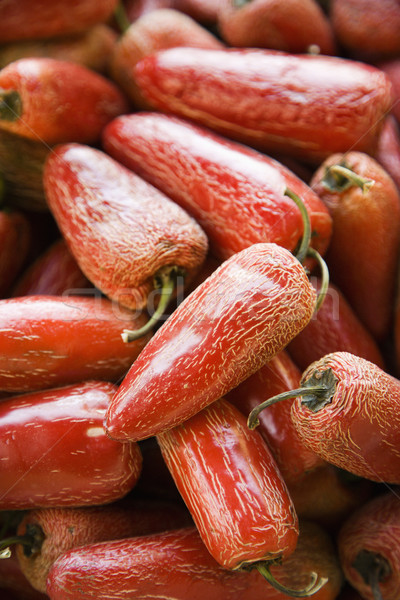 Red Serrano peppers. Stock photo © iofoto