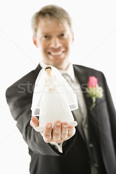 Groom with bride figurine. Stock photo © iofoto