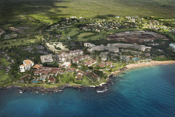 Coastal resort. Stock photo © iofoto