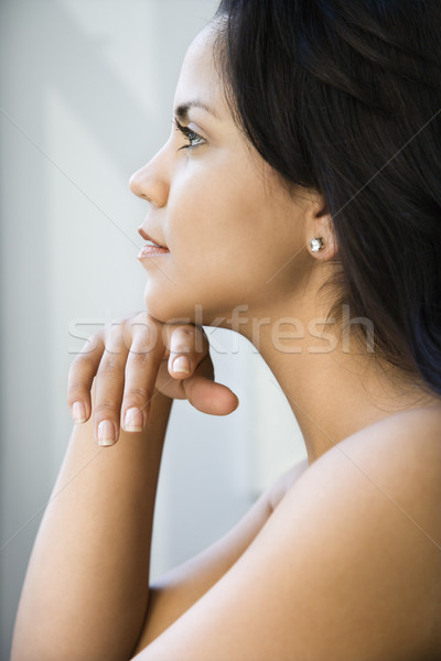 Profile of woman. Stock photo © iofoto