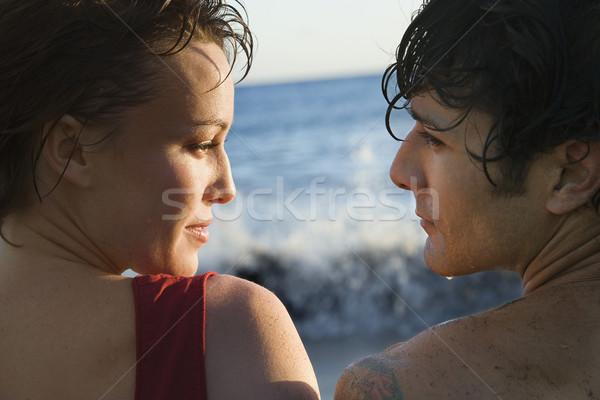 Couple By the Ocean Stock photo © iofoto