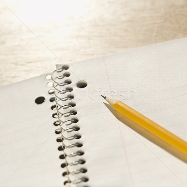 Pencil on notebook. Stock photo © iofoto
