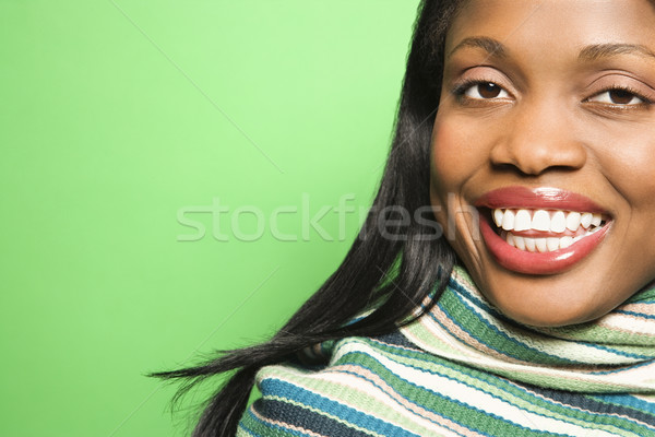 Attractive woman portrait. Stock photo © iofoto