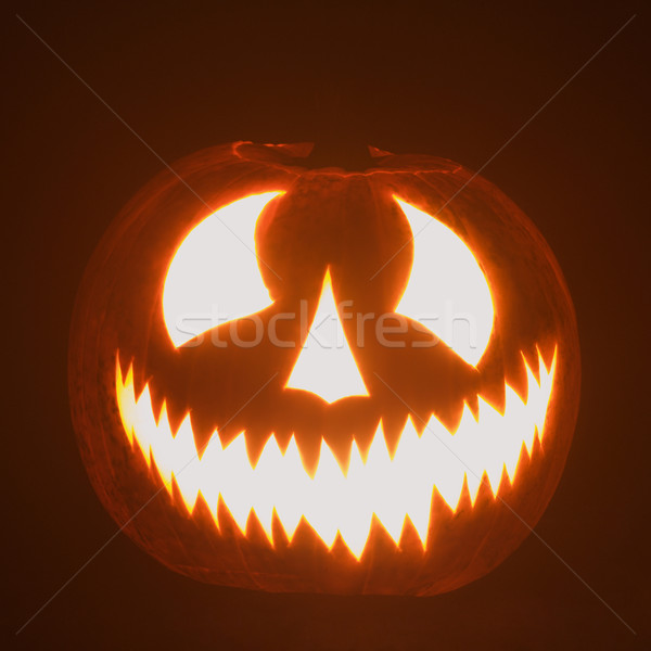 Izzó halloween tök sötét szín ünneplés dekoráció Stock fotó © iofoto