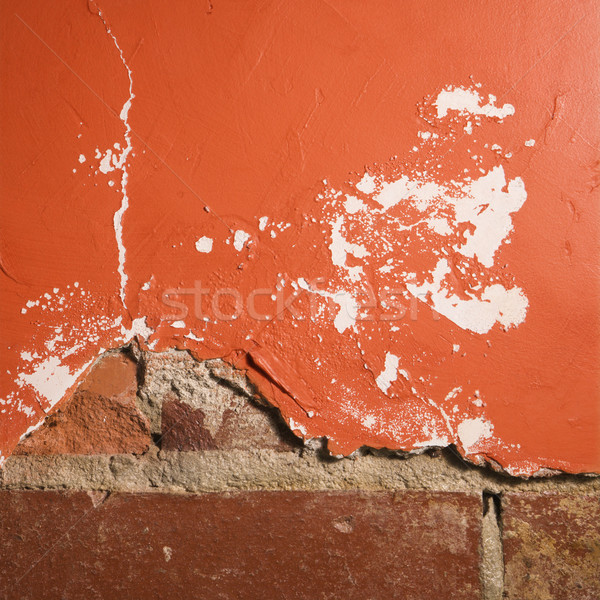 Brick and plaster wall. Stock photo © iofoto