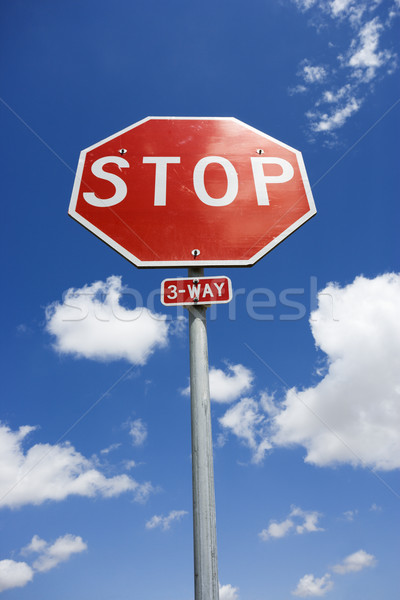 Stock photo: Stop sign.