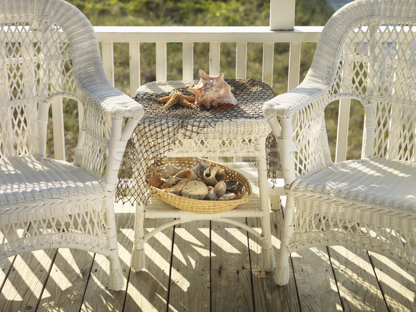 Beach deck. Stock photo © iofoto