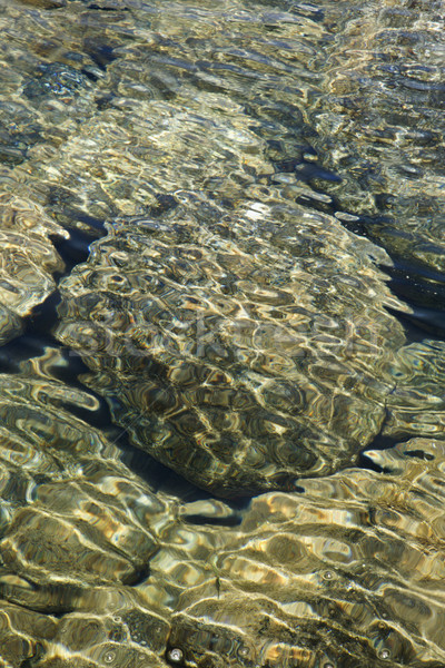 Rocks seen through water. Stock photo © iofoto