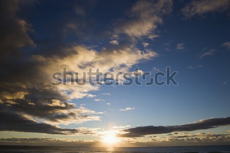 Sunset on ocean. Stock photo © iofoto
