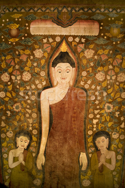 Buddha tapestry. Stock photo © iofoto