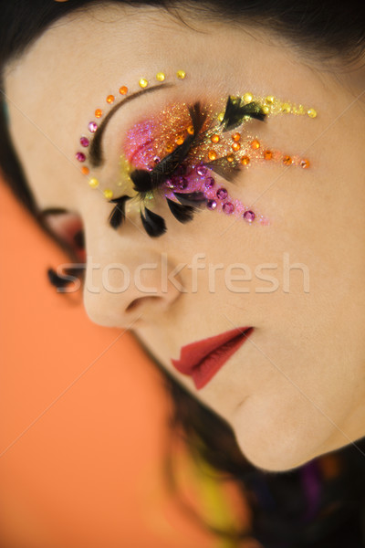 Theatrical woman. Stock photo © iofoto