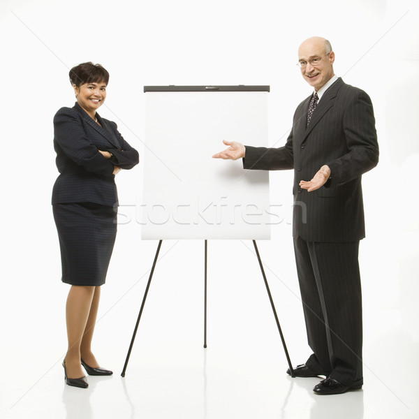 Businesspeople making presentation. Stock photo © iofoto
