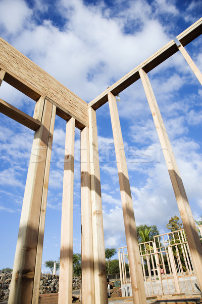 Construction Wall Framing Stock photo © iofoto