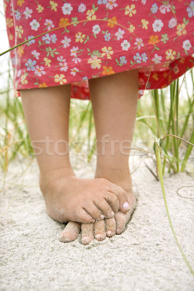little girls feet