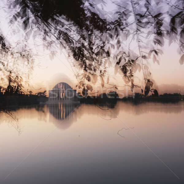 Blurred Jefferson Memorial. Stock photo © iofoto