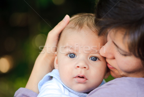 Mother and her son Stock photo © Ionia