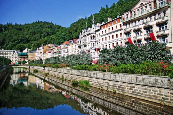 Landscape city center in Karlovy Vary. Czech Republic  Stock photo © Ionia